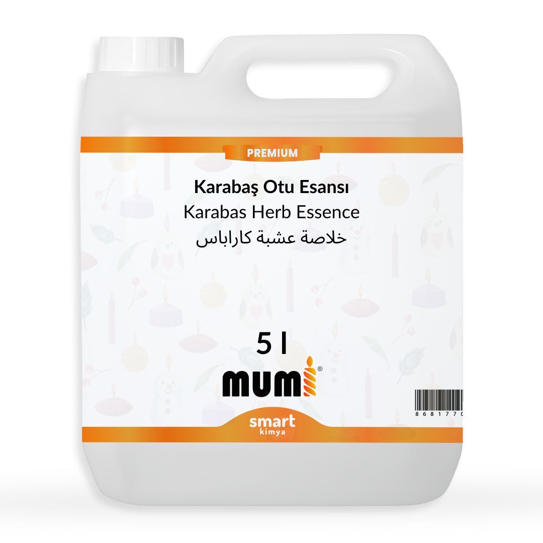 Premium Karabaş Otu Mum Esansı 5 litre