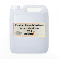 Premium Sitronella Sivrisinek Kovucu Mum Esansı 25 litre