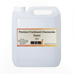 Premium Frambuazlı Cheesecake Mum Esansı 25 litre