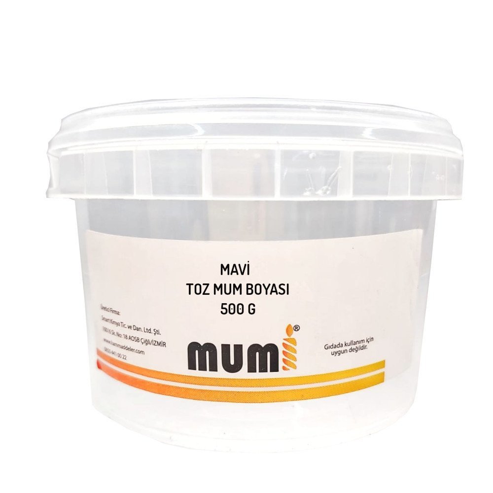 Toz Mum Boyası Mavi 500 g