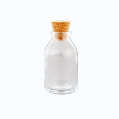Mantar Tıpalı Cam Şişe 25 ml 3000 Adet