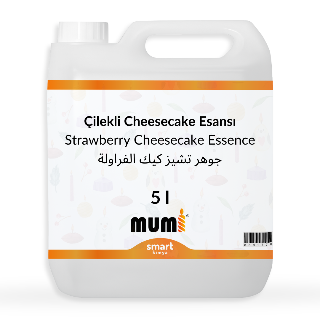 Çilekli Cheesecake Mum Esansı 5 litre
