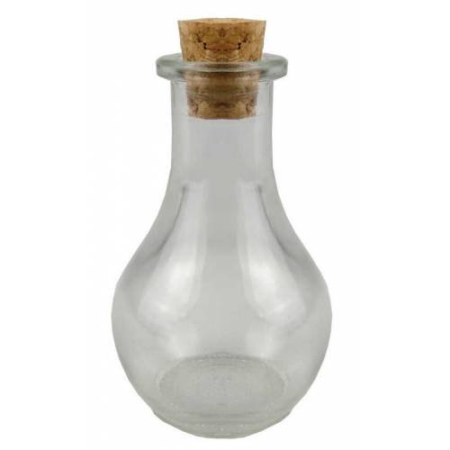 Cam Şişe Mantar Tıpalı Armut 50 ml 189 Adet