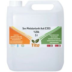 Sıvı Metatartarik Asit E353 %10luk Gıda Tipi 5 litre