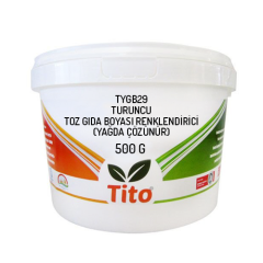 Turuncu Gıda Renklendiricisi Toz Yağda Çözünür E110 500 g