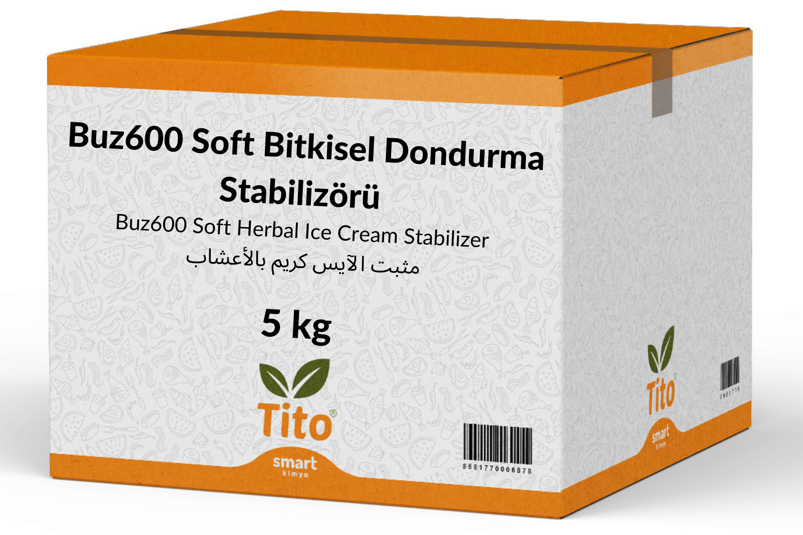 Tito Buz600 Estabilizador de Helado de Hierbas Suaves 5 kg