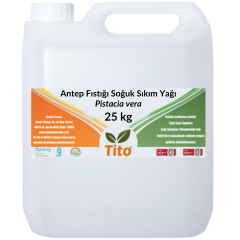 Antep Fıstığı Soğuk Sıkım Yağı Pistacia vera 25 kg