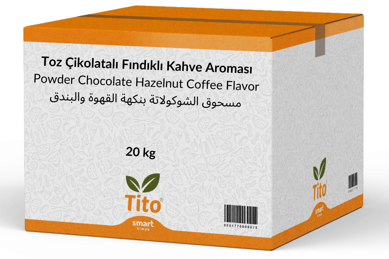 Toz Çikolatalı Fındıklı Kahve Aroması 20 kg