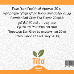 Toz Earl Grey Çay Aroması 20 kg