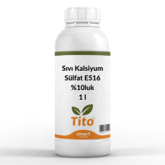 Sıvı Kalsiyum Sülfat E516 %10luk Gıda Tipi 1 litre