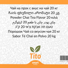 Toz Chai Tea Aroması 20 kg