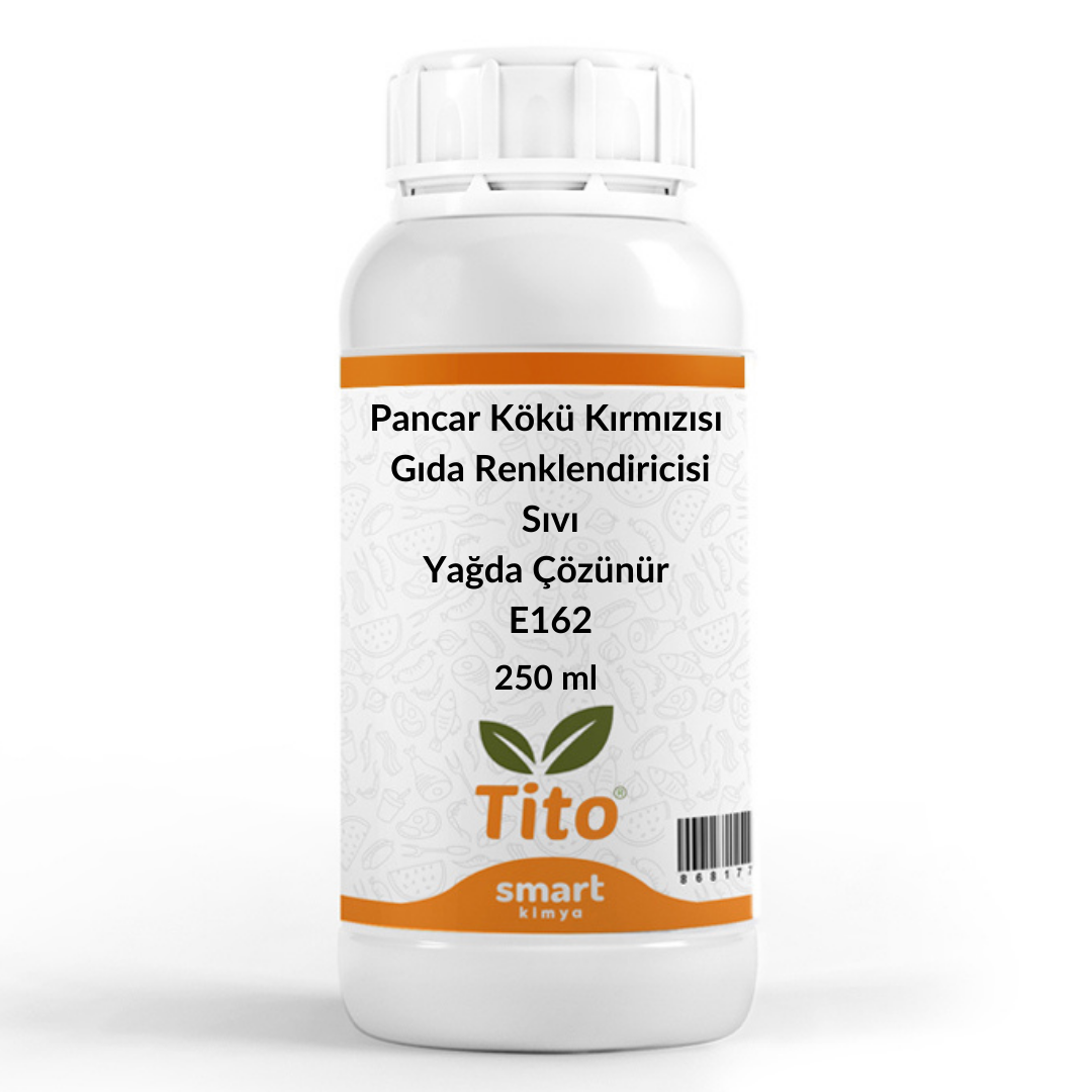 Pancar Kökü Kırmızısı Gıda Renklendiricisi Sıvı Yağda Çözünür E162 250 ml