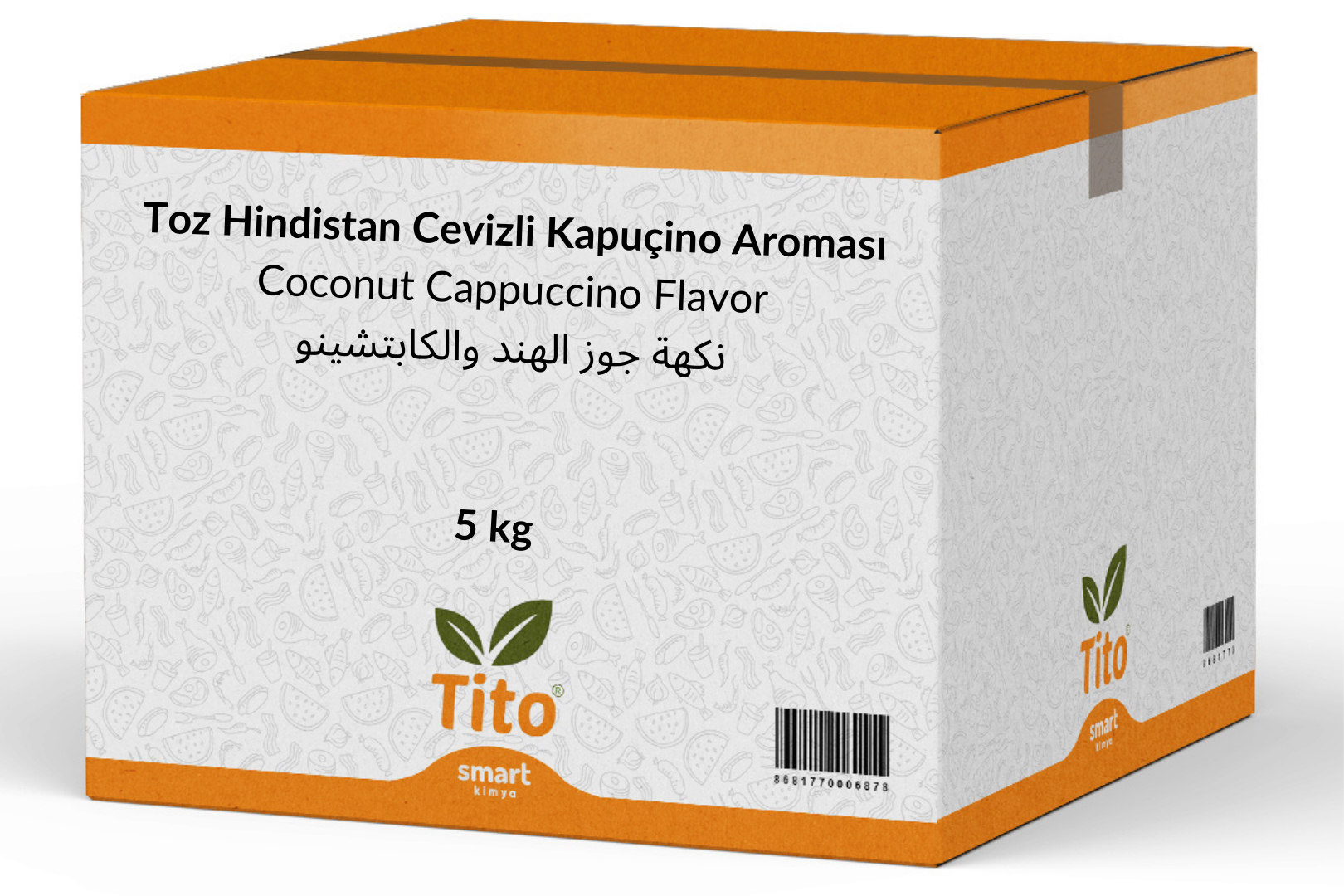 Toz Hindistan Cevizli Kapuçino Aroması 5 kg