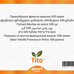 Toz Fransız Vanilyası Aroması 100 g