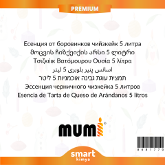 Premium Yaban Mersinli Cheesecake Mum Esansı 5 litre