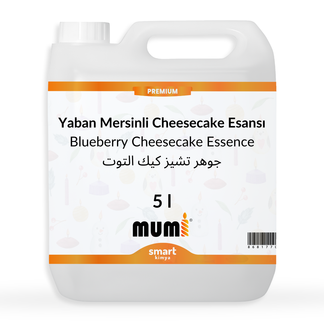 Premium Yaban Mersinli Cheesecake Mum Esansı 5 litre