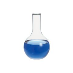 Плоскодонный стеклянный шар с охлаждением 100 мл