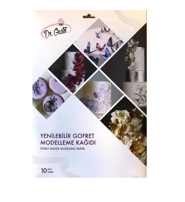 Yenilebilir Gofret Modelleme Kağıdı 10 Adet