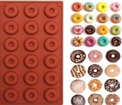 Silikon Yuvarlak Halka Çember Donut Pasta Kek Kalıbı