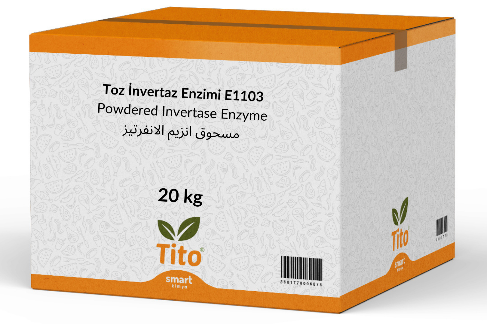 Toz İnvertaz Enzimi 200.000 u/g E1103 Gıda Tipi 20 kg