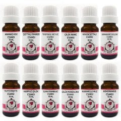 Duş Jeli Esansları Seti 10 ml 12 Parça