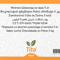 Toz Çikolatalı Süt Aroması 5 kg