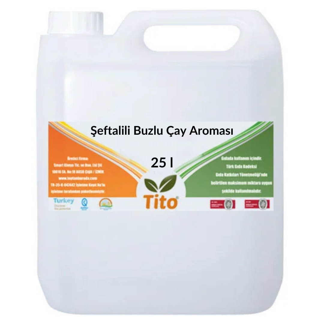 Şeftalili Buzlu Çay Aroması 25 litre