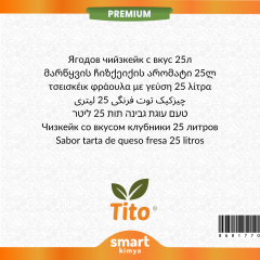 Premium Çilekli Cheesecake Aroması 25 litre