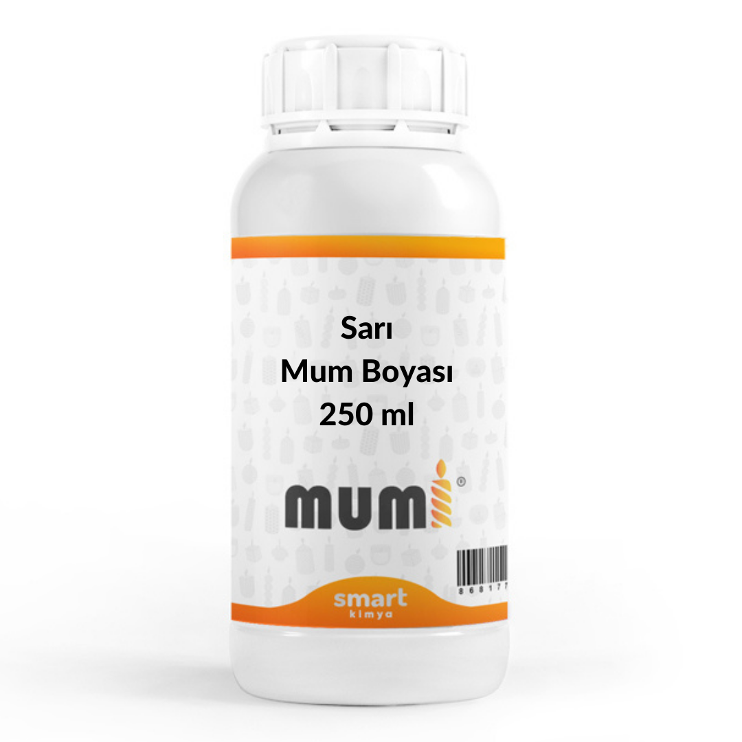 Sıvı Mum Boyası Sarı 250 ml