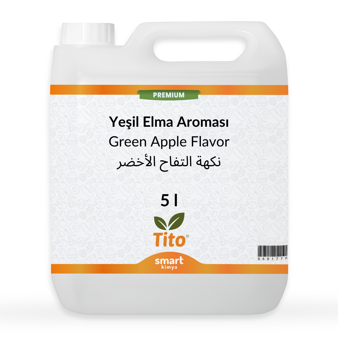 Premium Yeşil Elma Aroması 5 litre