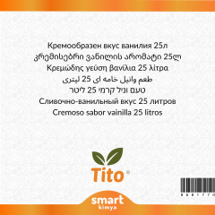 Kremalı Vanilya Aroması 25 litre