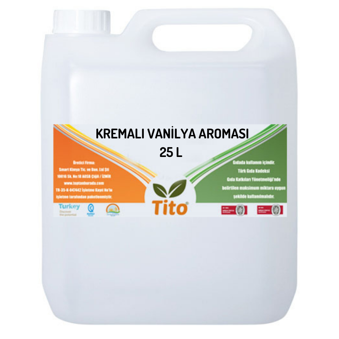 Kremalı Vanilya Aroması 25 litre