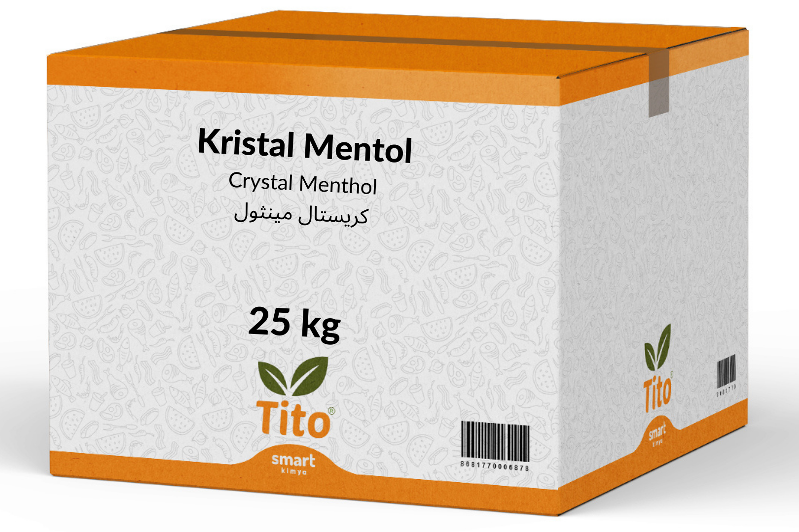 Kristal Mentol 25 kg
