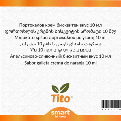 Portakal Kremalı Bisküvi Aroması 10 ml