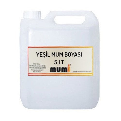 Sıvı Mum Boyası Yeşil 5 litre