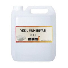 Sıvı Mum Boyası Yeşil 5 litre