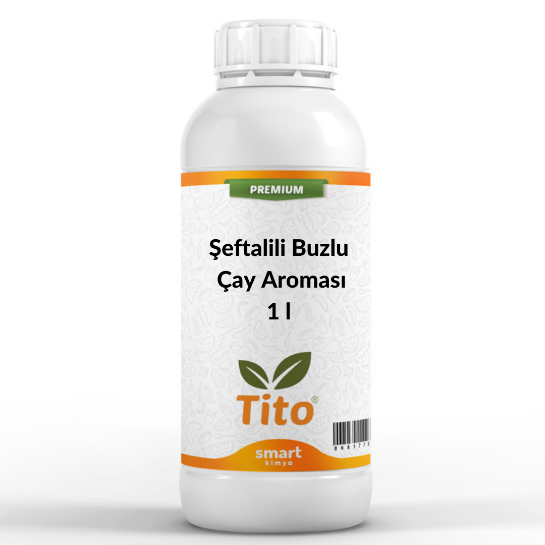 Premium Şeftalili Buzlu Çay Aroması 1 litre