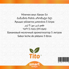 Muzlu Süt Aroması 5 litre