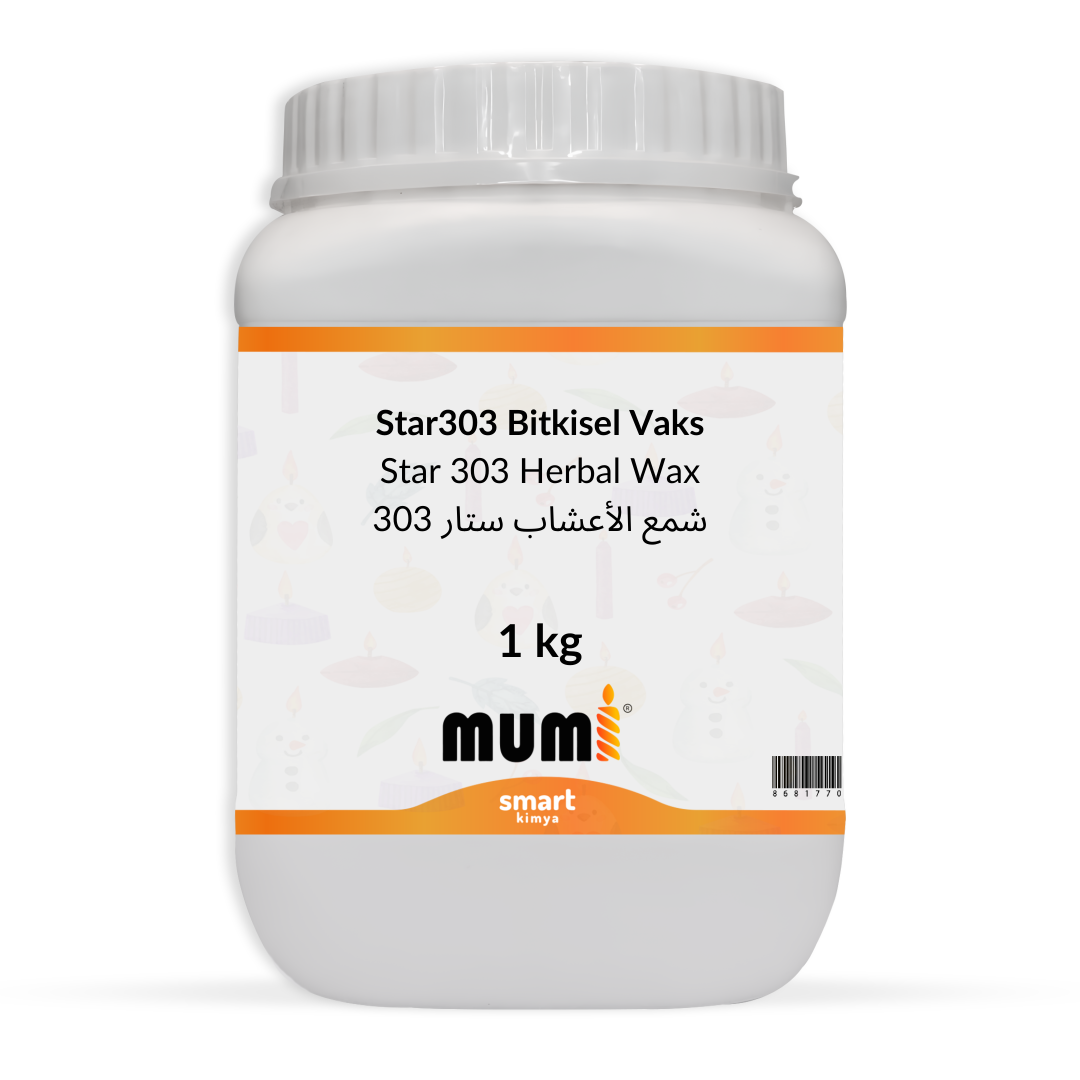 Star303 Bitkisel Vaks (Bitkisel Wax Bitkisel Parafin Muadili) 1 kg