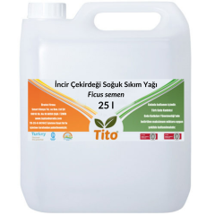 İncir Çekirdeği Soğuk Sıkım Yağı Ficus semen 25 litre