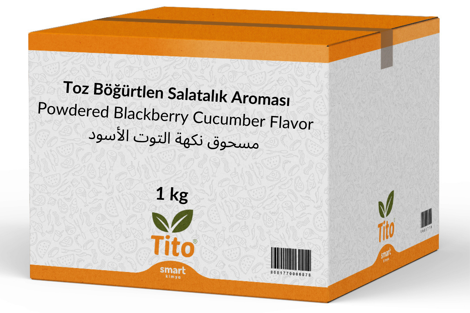 Toz Böğürtlen Salatalık Aroması 1 kg
