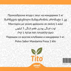 Toz Çilek Mandalina Aroması 1 kg