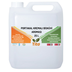 Portakal Kremalı Bisküvi Aroması 25 litre