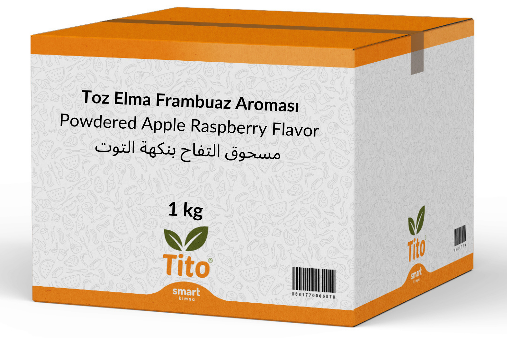 Toz Elma Frambuaz Aroması 1 kg