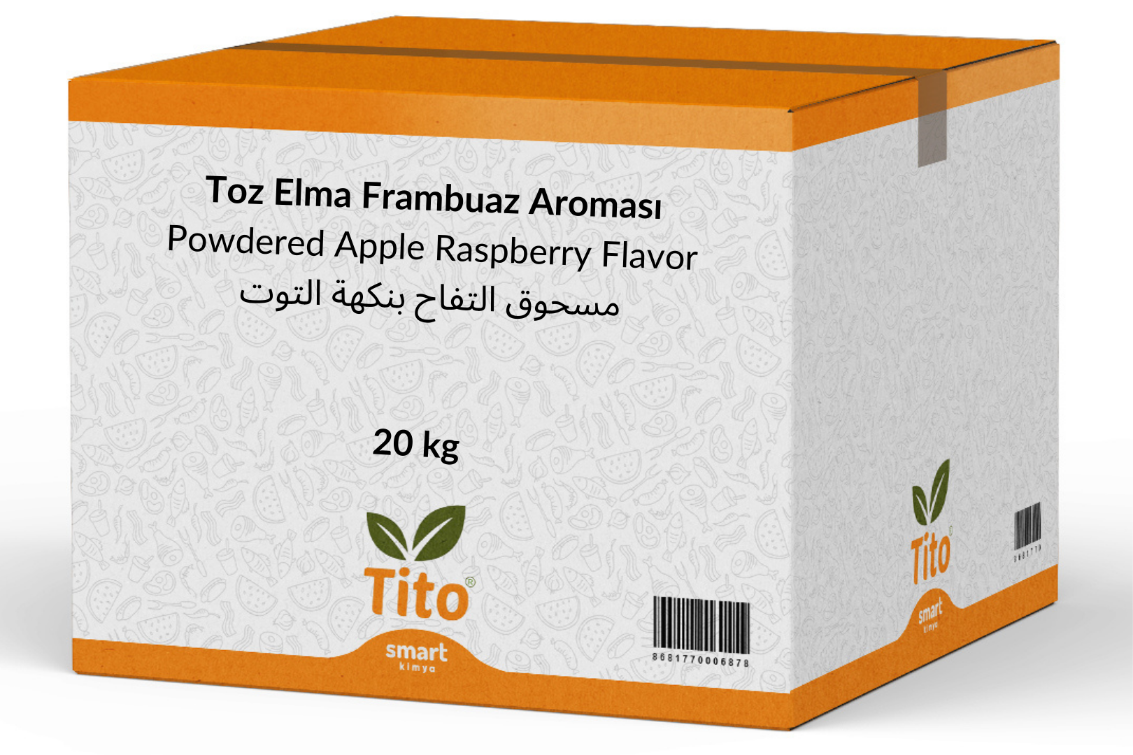 Toz Elma Frambuaz Aroması 20 kg