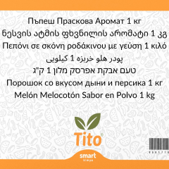 Toz Kavun Şeftali Aroması 1 kg