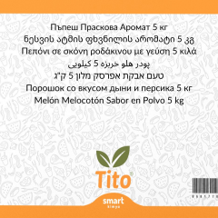 Toz Kavun Şeftali Aroması 5 kg