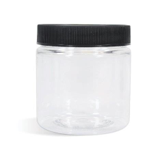 Şeffaf Cam Krem Kavanozu 100 ml