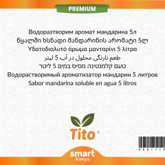 Premium Mandalina Aroması Suda Çözünür 5 litre