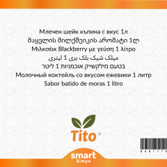 Böğürtlen Milkshake Aroması 1 litre